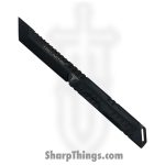 Takumitak - TKF216BK - Solution - Fixed Blade Knife - D2 Blackwash Tanto - G10 - Black