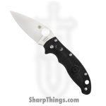 Spyderco - SC101PBK2 - Manix 2 - Folding Knife - BD1N Satin Drop Point - FRCP - Black