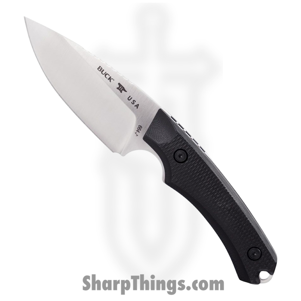 b0a7f735-7e9a-48b5-a4d1-8e2c03233a09_BU664BKS_1.jpg Buck - BU664BKS - Alpha Hunter Elite - Fixed Blade Knife - CPM MagnaCut Satin Drop Point - G10 - Black - Image 1