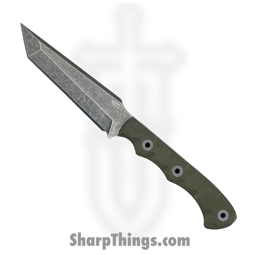 b16d9c3c-4fb8-4045-8233-43e60151f814_OpsHwkODgg_1.jpg T.Kell Knives - OpsHwkODgg - Ops Hawk - Fixed Blade Knife - 80crv2 Nickle Boron Coated Tanto - G10 - OD Green - Image 1