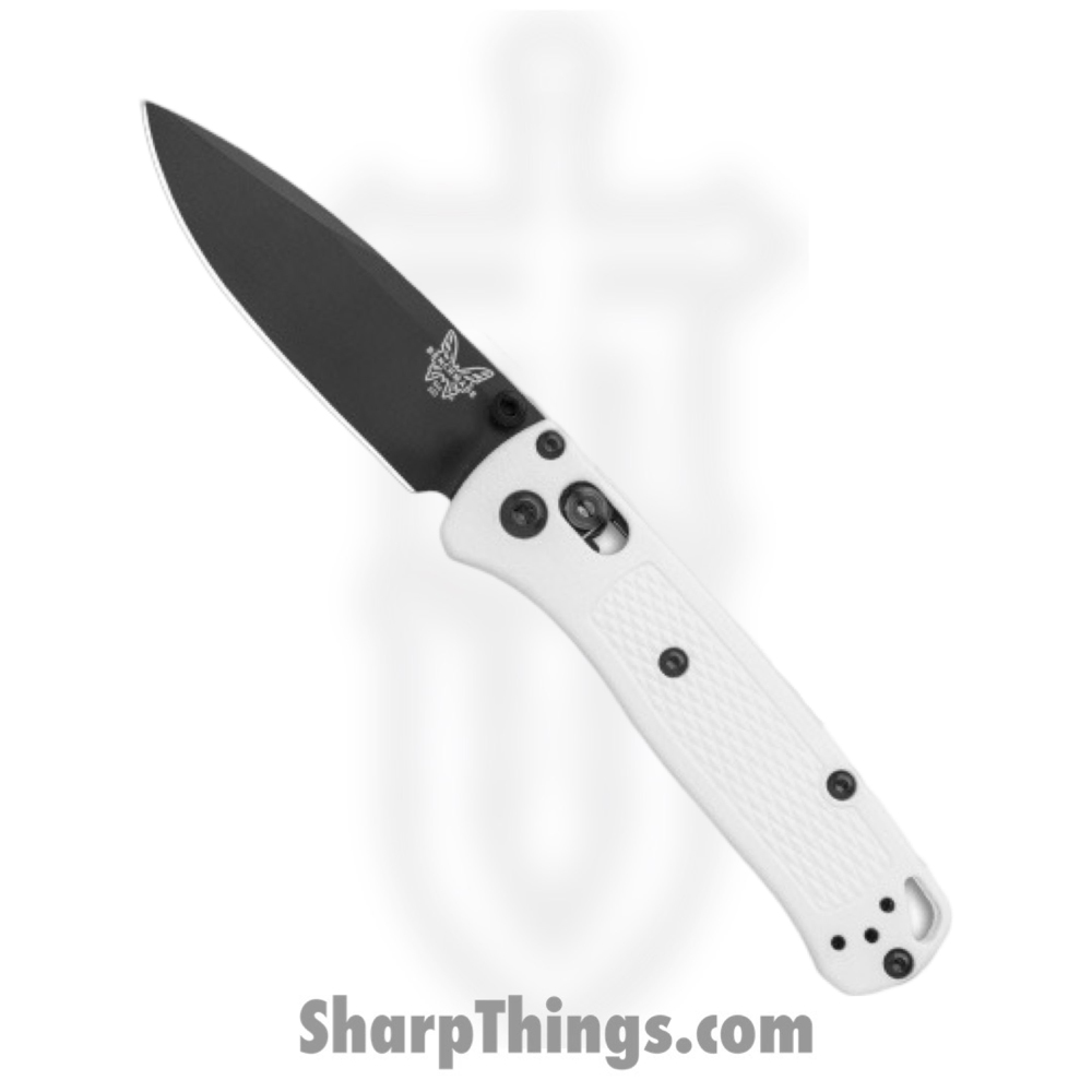 b1a1465b-5d24-4e9a-9d93-6ca208b14025_533BK-1_1.jpg Benchmade - 533BK-1 - Mini Bugout - Folding Knife - S30V Coated Drop Point - Grivory - White - Image 1