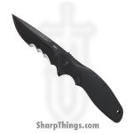 CRKT - CRK800KKP - Shenanigan - Assisted Open Knife - 1.4116 Stainless Coated Drop Point - GRN - Black