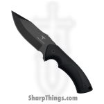 Takumitak - TKF306 - Fit - Fixed Blade Knife - 3Cr13 SS Coated Clip Point - FRN - Black/ Coyote Tan