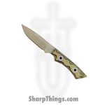 T.Kell Knives - PiranaG10Mlt - Piranha - Fixed Blade Knife - Nitro V Coated Clip Point - G10 - Multicam