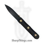Elishewitz Studio - EK-IF-DK-BK - EK Integral Folder Les George Collab - Folding Knife - M390 Coated Dirk - Titanium - Black Gold