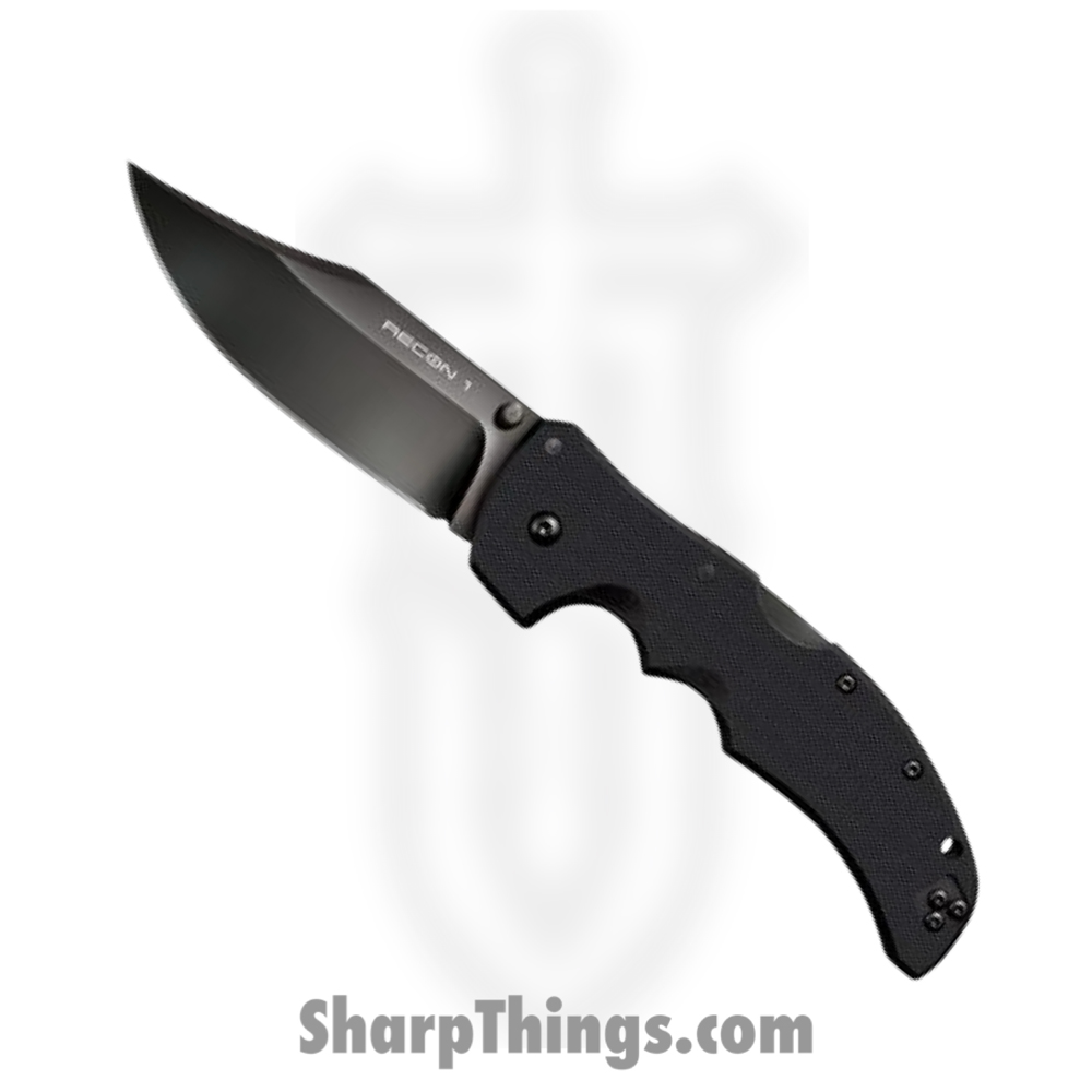 b319cc98-e9af-4108-9013-ed6776e293ee_CS27BC_1.jpg Cold Steel - CS27BC - Recon 1 - Folding Knife - S35VN Coated Clip Point - G10 - Black - Image 1