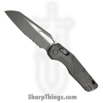 Microtech - 210-11APFRMS1 - MSI Marfione Select - Folding Knife - M390MK Apocalyptic Wharncliffe P/S - Frag Titanium - Gray