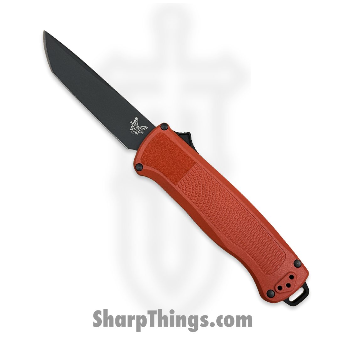 b4002370-90c3-49eb-8dd9-8f8614d1744b_5370BK-04_1.jpg Benchmade - 5370BK-04 - Shootout OTF Auto - CPM CruWear Tanto - Mesa Red - Image 1