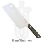 Kai - HT7067 - Pro Cleaver 7" - Fixed Blade Knife - 1.4116 Stainless Stonewash Cleaver - POM - Black