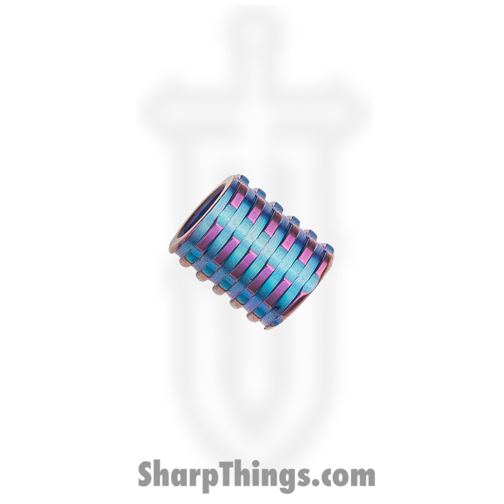 b437f25d-458d-417d-9525-c94892336072_WEA02B_1.jpg We Knife Co Ltd - WEA02B - Titanium Bead - 6Al4V - Purple - Image 1