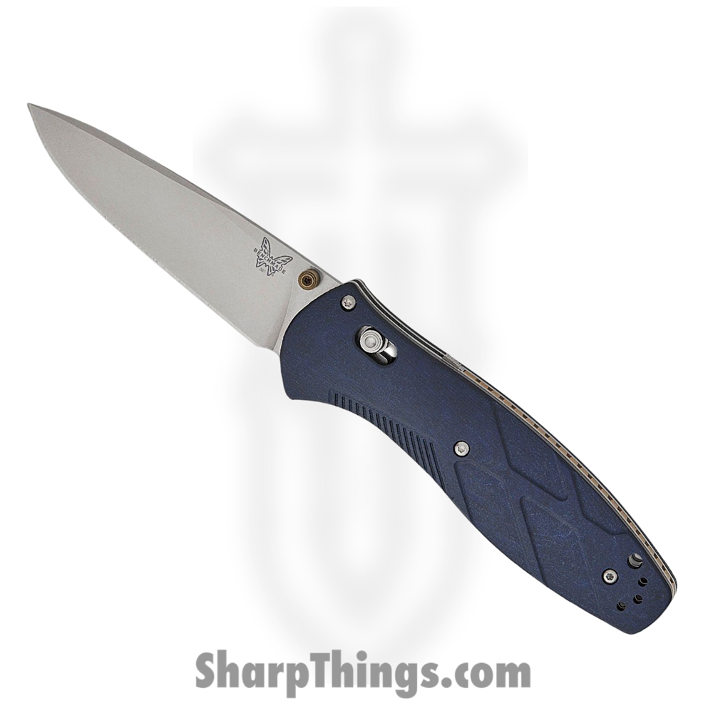 b51b0f6c-516f-4a85-ab8c-15856da839ad_581-03_1.jpg Benchmade - 581-03 - Barrage - Folding Knife - CPM S30V Satin Drop Point - Richlite - Blue - Image 1