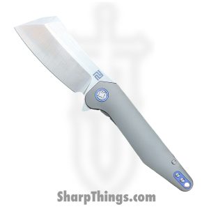Artisan Cutlery - ATZ1803GGYS - Osprey - Folding Knife - S35VN Satin Drop Point - Titanium - Gray