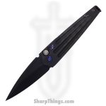 Medford Knife - MK2094PQ-30PV-TFCF-BP - Nosferatu Automatic Knife - S45VN PVD Blade and Handles