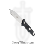Microtech - 114M-10 - Socom Alpha Mini - Fixed Blade Knife - Stonewash Tanto - G10 - Black