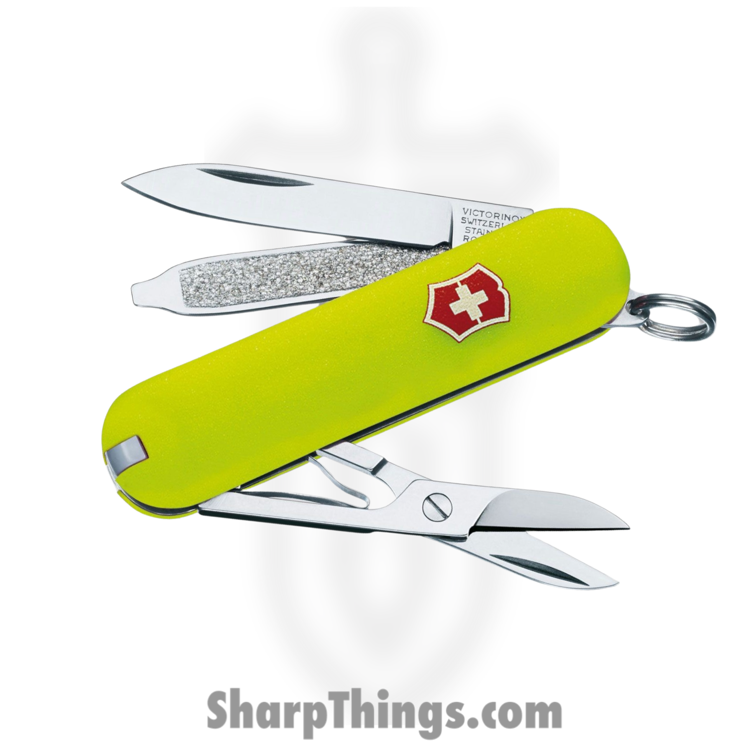 b601cd86-e0d1-48e1-bd31-b5848d28dfa4_VN26223808RX1_1-scaled-1.png Victorinox - VN26223808RX1 - Classic SD - Folding Knife - Stainless Polished Multi - ABS/Celidor - Yellow - Image 1