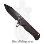 Medford Knife - MK2004PQ-30PV-TPCP-Q4 - Proxima Frame Lock Drop Point Flipper - PVD S45VN - Titanium - PVD Handles