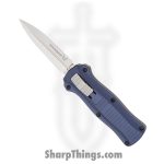 Benchmade - 3350-2301 - Mini Infidel Limited Edition - OTF Auto - CPM S30V Stonewash Double Edge - 6061-T6 Aluminum - Crater Blue