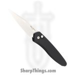 ProTech - 3405 - Newport Thin Sleek - Automatic Knife - S35VN Stonewash Spear Point - 6061-T6 Aluminum - Black