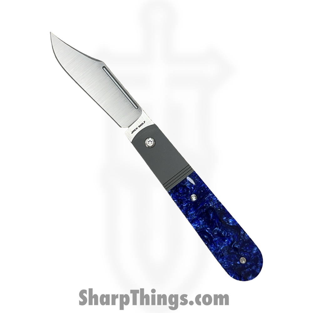 b6cf1d4a-abd4-40b0-a10b-068d720b8339_PRIMO-01-KIR-CRS-LAK_1.jpg Jack Wolf Knives - PRIMO-01-KIR-CRS-LAK - Primo Jack - Folding Knife - S90V Satin Clip Point - Kirinite - Crystal Lake - Image 1