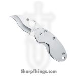 Spyderco - SC29P - Cricket - Folding Knife - VG-10 Satin Reverse S - Stainless Steel - Gray