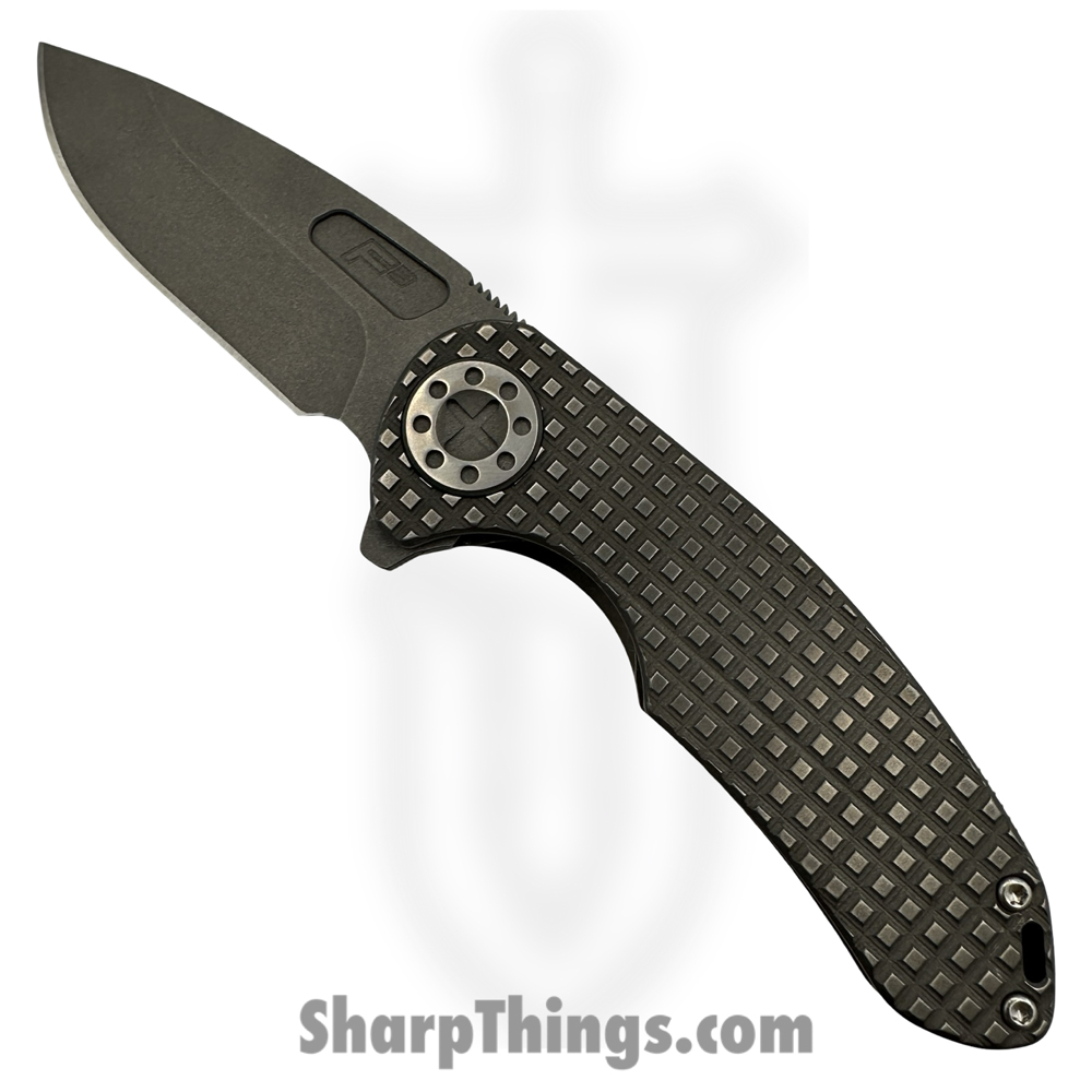 b88914d4-c22f-4a5f-b1e7-c0414980cdf1_F3M-SLM2-TISW_1.jpg Curtiss Custom Knives LLC - F3M-SLM2-TISW - F3 Medium Slicer Flipper - Folding Knife - CPM MagnaCut Stonewash Drop Point - Titanium - Stonewash - Image 1