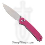 CJRB - J1925PNK - Pyrite Button Lock - Folding Knife - AR-RPM9 Satin Drop Point - G10 - Pink