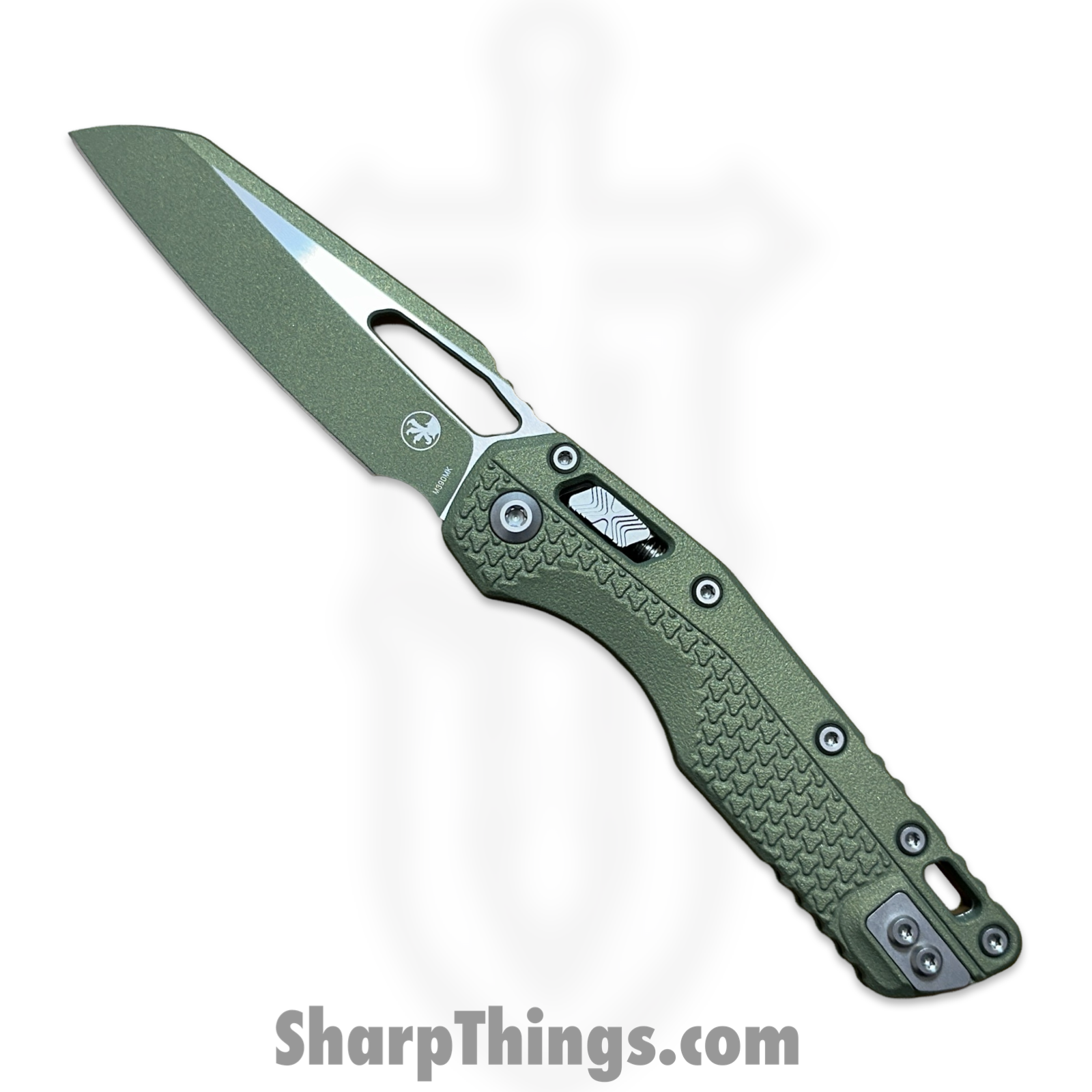 ba06ffad-8644-4486-9d93-9f16b7b88f40_210T-1PMCVG_1.png Microtech - 210T-1PMCVG - MSI RAM-LOK S/E - Folding Knife - M390MK Cerakote Modified Sheepsfoot - Injection Molded Polymer - Vintage Green - Image 1