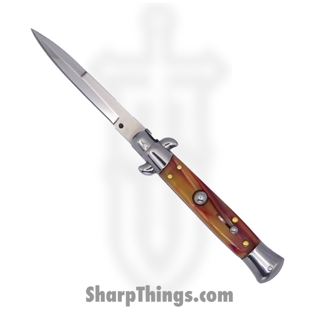ba6a8d5d-4b45-4890-a4bf-619443fa1229_sbbol9roh_12.jpg Steel River Knives - sbbol9roh - Arrivato 9in Stilleto - 440c Satin Bayonet - Red Ox Horn - Red - Image 1