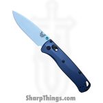Benchmade - 535SL-13 - Seasonal Bugout - Folding Knife - CPM S90V Coated Drop Point - Aluminum - Crater Blue