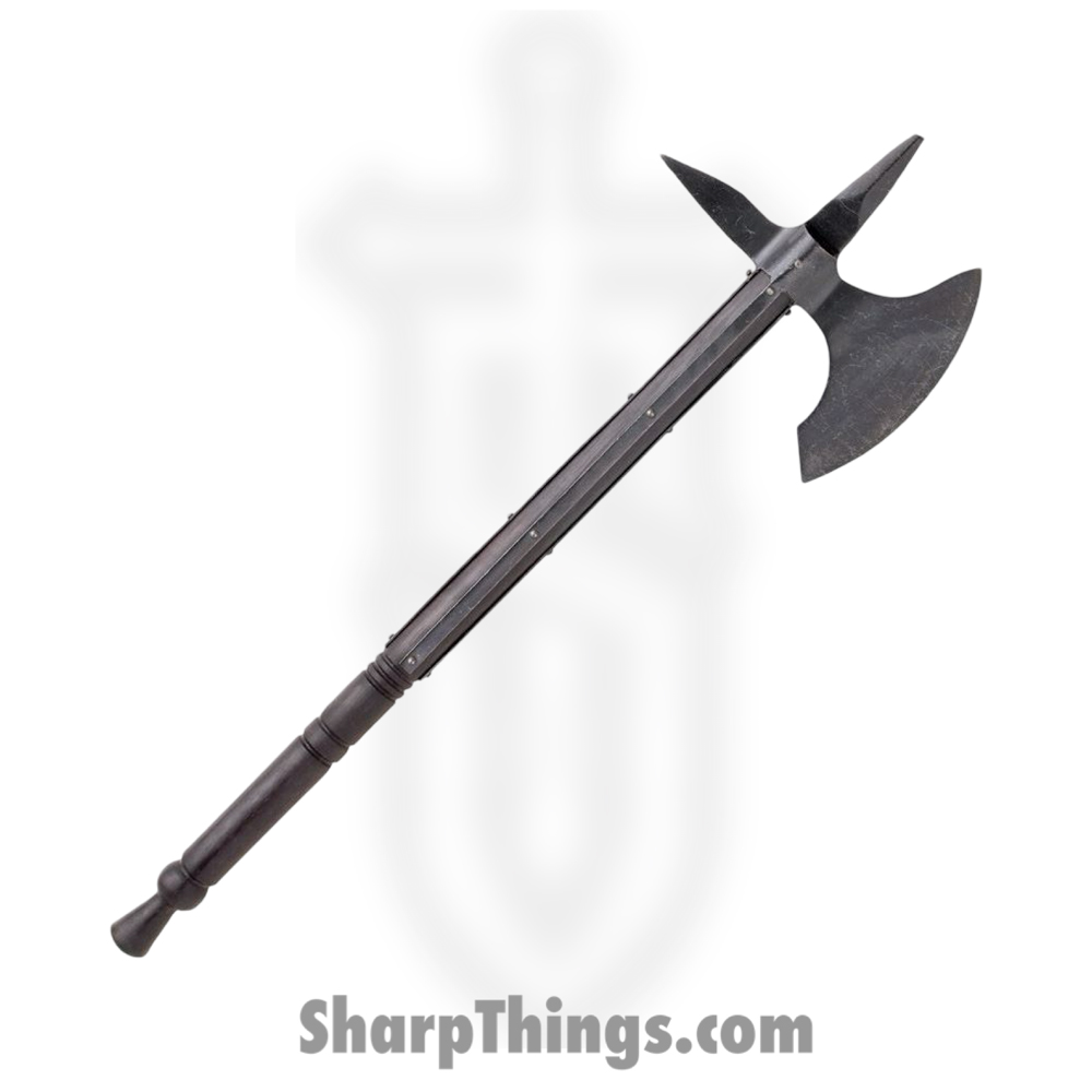 bb7d0c45-1d96-4e12-be00-9db86438656d_BAT601005_1.jpg Battlecry - BAT601005 - Orleans Battle Axe - Fixed Blade Knife - 1065 HC Coated - Synthetic - Black - Image 1