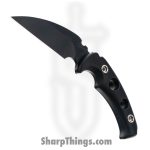 1881 Knife Works - MMS033 - FUK - Fixed Blade Knife - 1095 Cro-Van Coated Hawkbill - G10 - Black