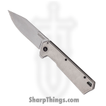 Kershaw - 1361X - Passage - Folding Knife - 8Cr13MoV Stonewash Clip Point - Stainless Steel - Natural
