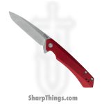 Case Cutlery - CA64661 - Kinzua - Folding Knife - S35VN Satin Spear Point - Aluminum - Red