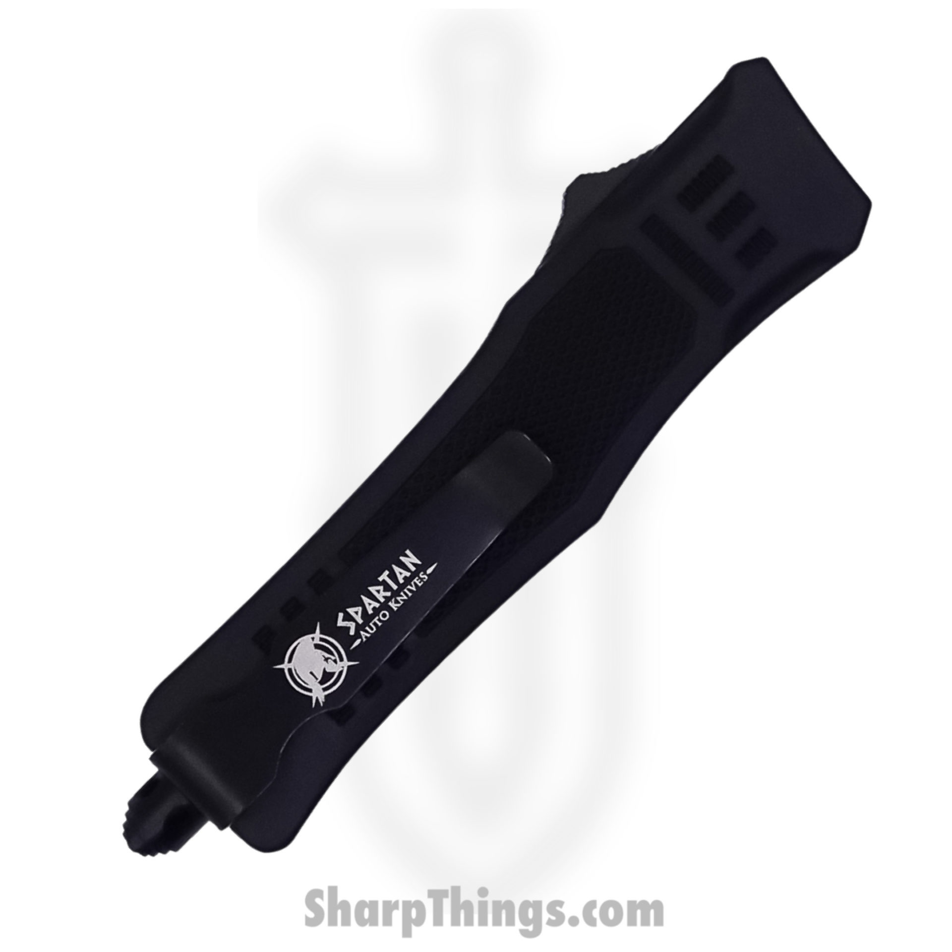 bca7fb68-4d20-4a50-abf1-6cfdf7b9d050_SB618TNBK_12.jpg Steel River Knives - SB618TNBK - Midway OTF Auto - 440 2 Tone Tanto - Black - Image 1