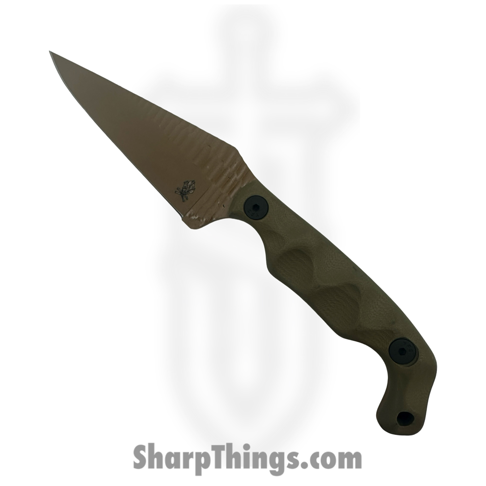 bce6620e-a8b6-493c-9210-c4014515e6de_B5-ODG-FDECER_1.jpg Stroup Knives - B5-ODG-FDECER - Bravo 5 - Fixed Blade Knife - 1095 HC FDE Wharncliffe - G10 - OD Green - Image 1