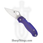 Spyderco - SC223GPDBL - Para 3 - Folding Knife - CPM-S110V Satin Clip Point - G10 - Blurple
