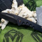 Medford Knife - MKF206SPT-42PV-TFCF-Q4 - Praetorian Swift FL - PVD Tanto Flipper - S35VN Aluminum - Black