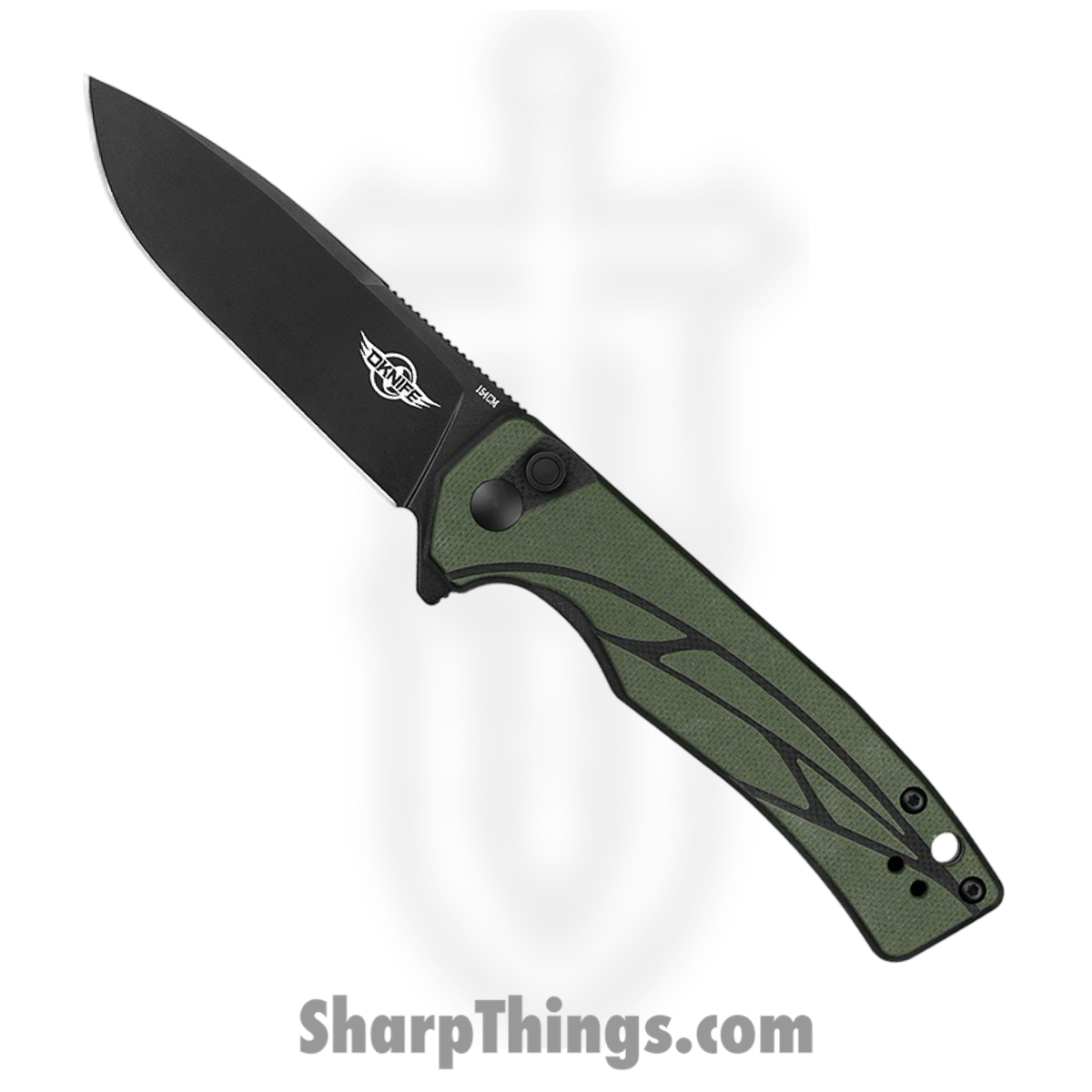 be27b63d-8954-4980-af5d-f2cfa8d5b00b_OLTMETTLEODG_1.jpg Olight - OLTMETTLEODG - Mettle - Folding Knife - 154CM Coated Drop Point - G10 - OD Green Black - Image 1