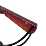 JRs Knives - Str8BkXLMxDs - Str8 BK XL - Fixed Blade Knife - 1095 HC Coated Straight Back - Micarta - Dark Mexican Blanket