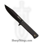 Cold Steel - CS49LCKD - SRK Compact - Fixed Blade Knife - SK-5 Coated Clip Point - Kray-Ex - Black