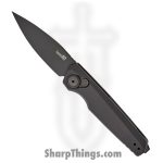 Kershaw - KS7551BLK - Launch 18 - Automatic Knife - CPM 154 Coated Drop Point - 6061-T6 Aluminum - Black