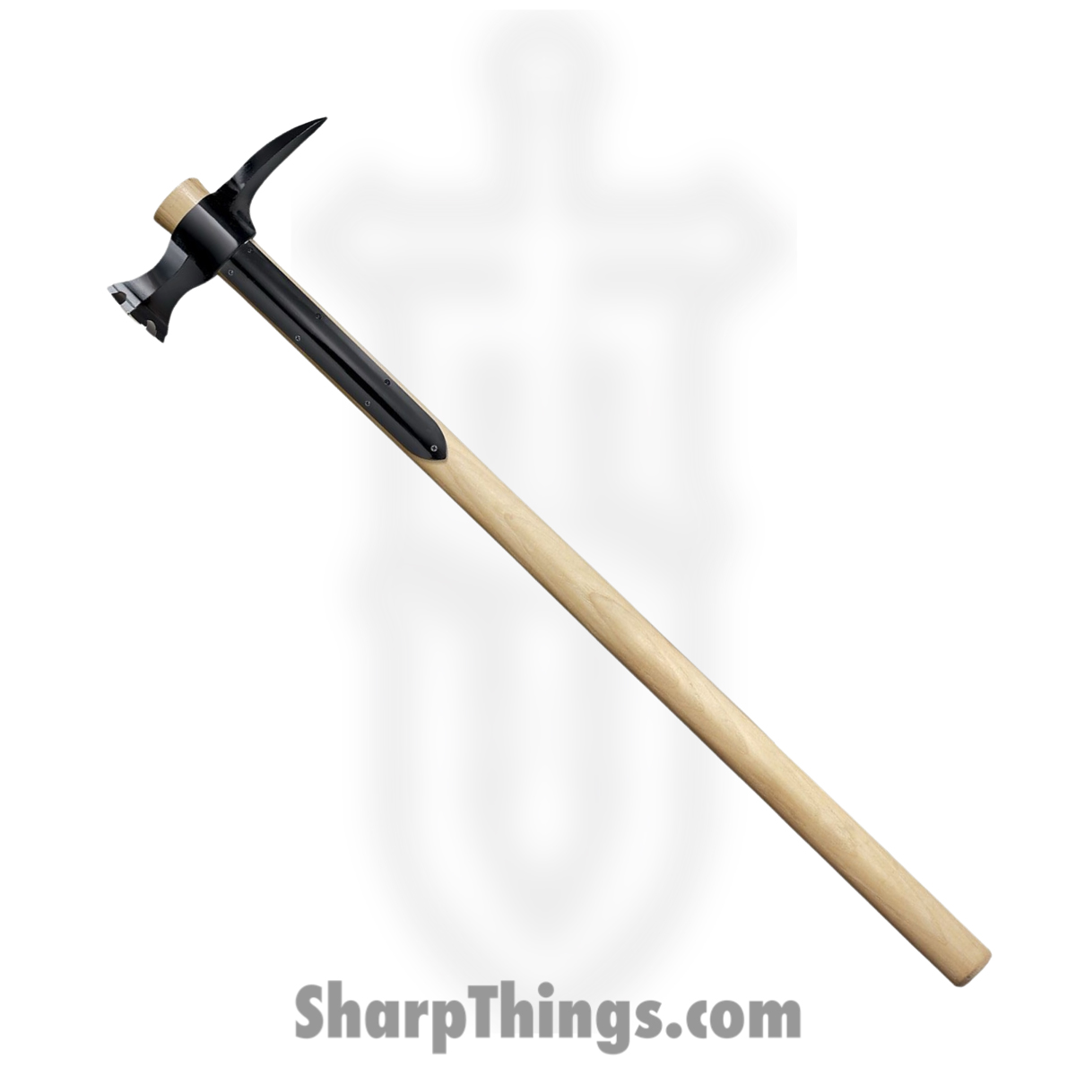 bf4e8d00-98da-432f-8d8c-499896e9ebc0_CS90WHA_1.jpg Cold Steel - CS90WHA - War Hammer - 1055 Coated - American Hickory with Langettes - Tan - Image 1