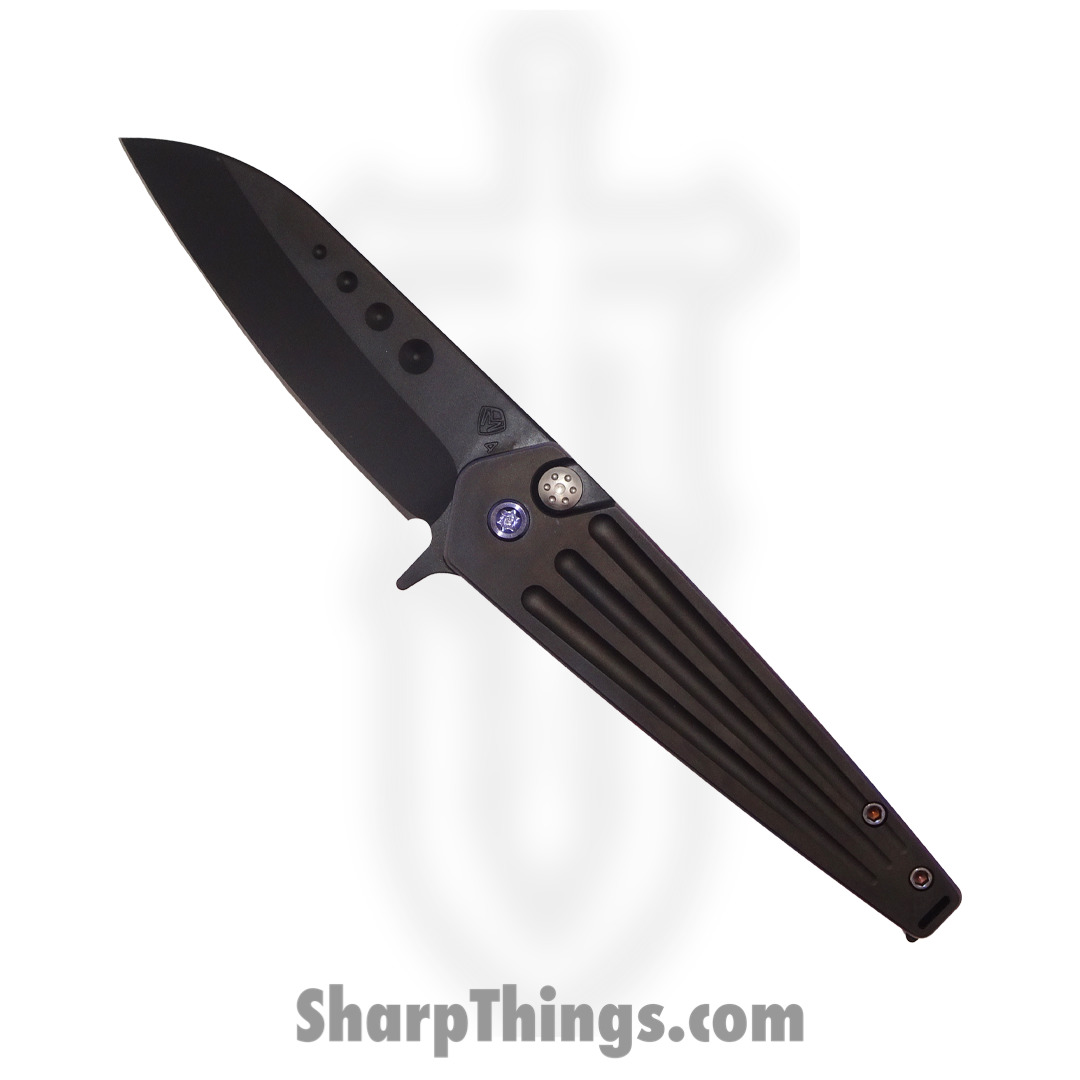 bf5d9e35-d040-4806-bbec-4aaab4f4ce2d_MK2104PQ-30PV-T3C3-BP_1.jpg Medford Knife - MK2104PQ-30PV-T3C3-BP - Nosferatu Automatic Flipper Knife - S45VN PVD - Image 1