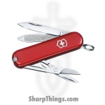 Victorinox - VN06223033X3 - Swiss Army Classic SD Multi-Tool - Folding Knife - Stainless Polished - ABS - Red