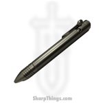 Chaves Knives - PEN-BA-SSWTI - Bolt Action Pen - Stonewash - Titanium - Solid