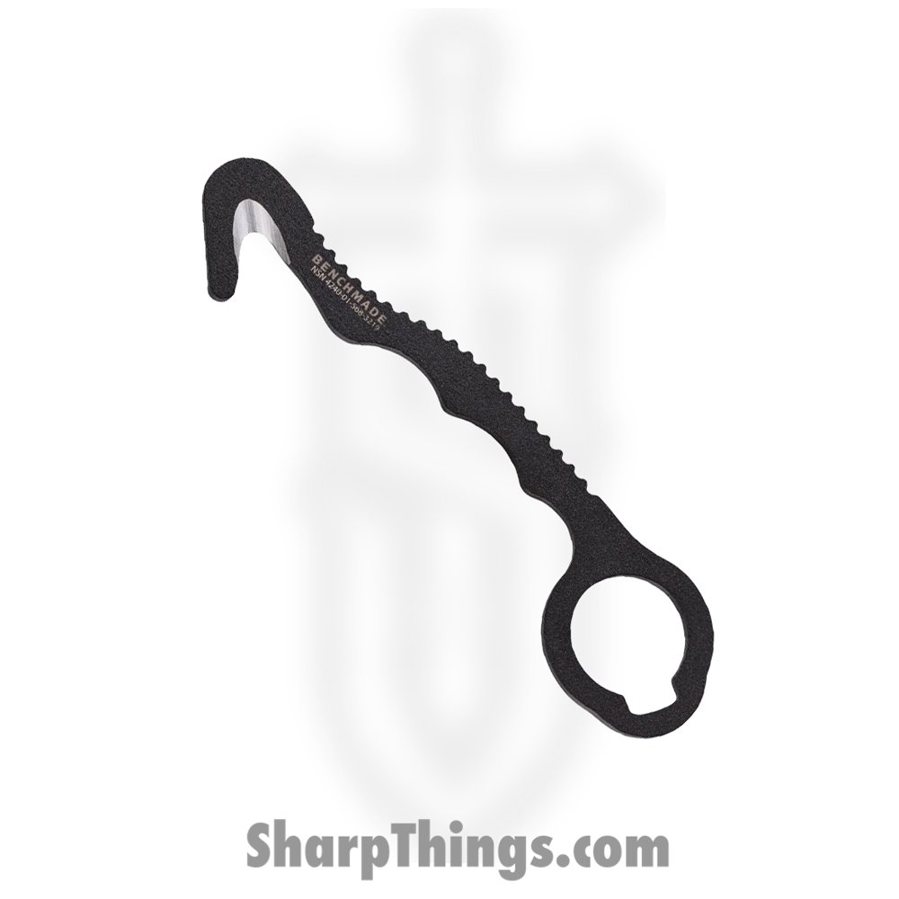 bfd58406-de5c-4dff-bc60-04b7fd964800_8-BLKW_1.jpg Benchmade - 8 BLKW - Rescue Hook - 440C - Black - Image 1
