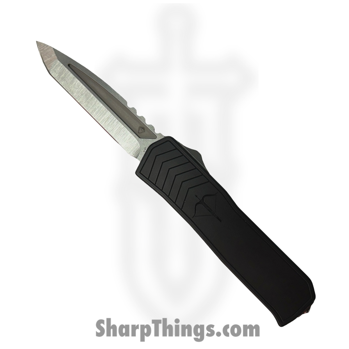 c00a26f9-c6b1-47bf-a5aa-3a7fc623c548_MK2134TT-42AB-Q2C3-B3_1.jpg Medford Knife and Tool - MK2134TT-42AB-Q2C3-B3 - Merc-1 Praetorian - OTF Auto - S45VN Tumbled Tanto - Titanium - Black - Image 1