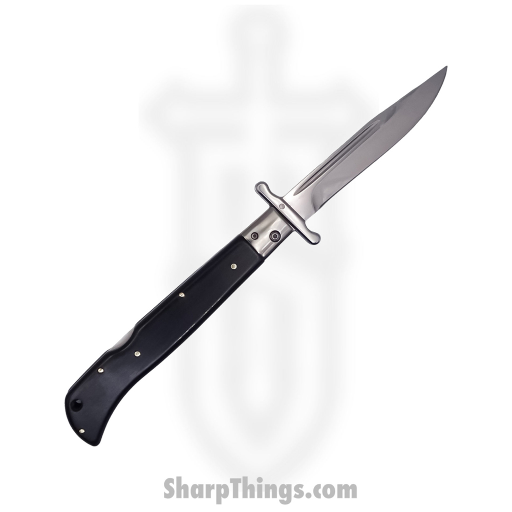 c04db614-b93e-4372-bfae-cf5c11e2c246_SBSG11CBLW_1.jpg Steel River Knives - SBSG11CBLW - Magnum 11in Stiletto - Swinguard Lockback Auto - 440 Clip Point - Blackwood - Image 1
