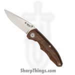 Boker - BO01BA001G - Arbolito Gemini - Folding Knife - N695 Satin Drop Point - Guayacan Wood Handle - Brown