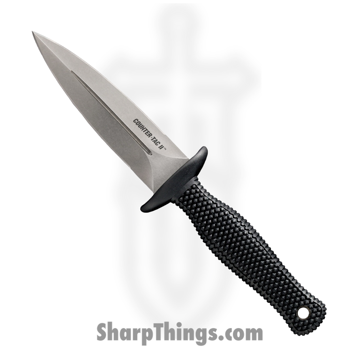 c0cba5a4-53be-4a0b-bd51-c843549e8a17_CS10BCTM_1.jpg Cold Steel - CS10BCTM - Counter Tac II Boot Knife - Fixed Blade Knife - AUS-8 Stonewash Dagger - Kray-Ex - Black - Image 1